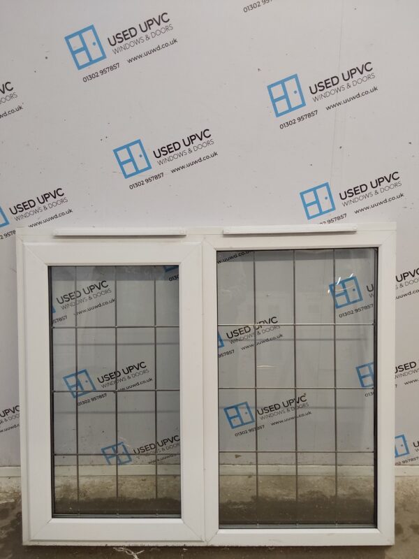 Used White Upvc Window 1180mm x 1015mm (reduce to 990mm) LW0140