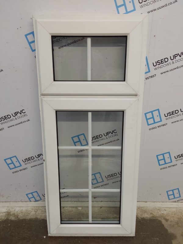 Used White Upvc Window 585mm x 1320mm W0298