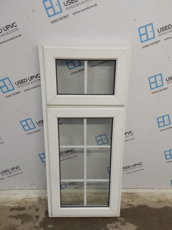 Used White Upvc Window 585mm x 1320mm C4W124