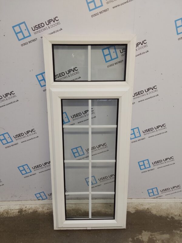 Used White Upvc Window 595mm x 1490mm W0311