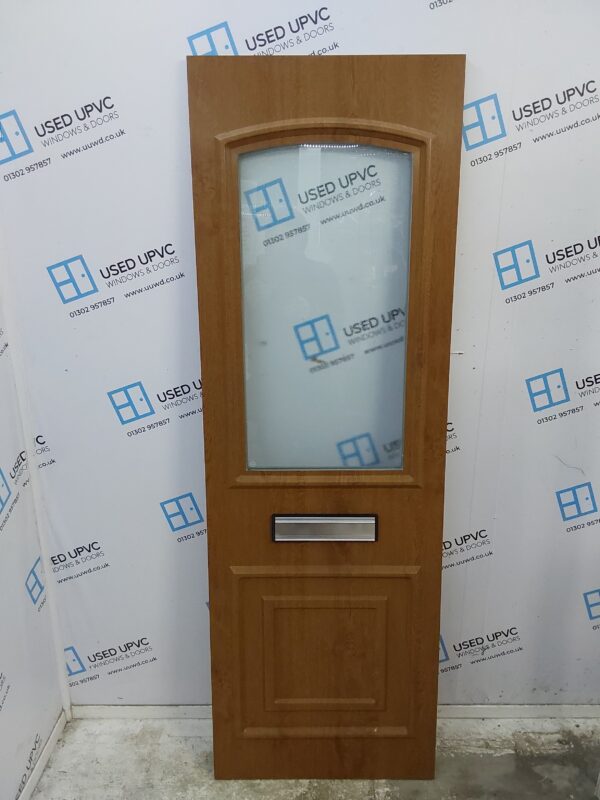 Used Oak Upvc Front Door Panel 590mm x 1772mm x 24mm 24UFDP004