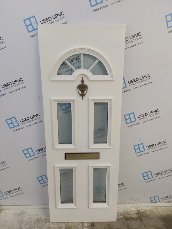 Used White Upvc Front Door Panel 648mm x 1777mm x 24mm 24UFDP006