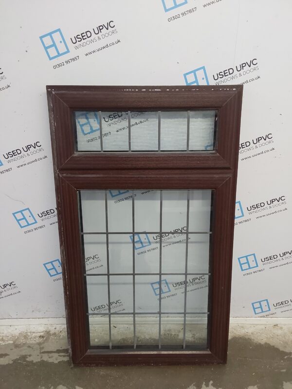 Used Woodgrain Upvc Window 800mm x 1360mm C2A014