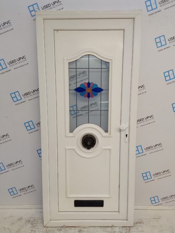 Used White Upvc Front Door 935mm x 2100mm C6054