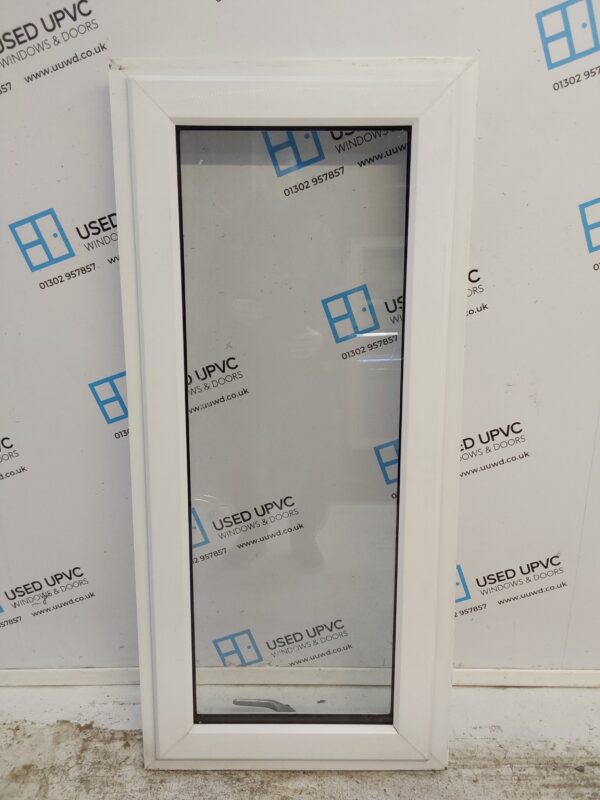 Used White Upvc Window 605mm x 1320mm W0453