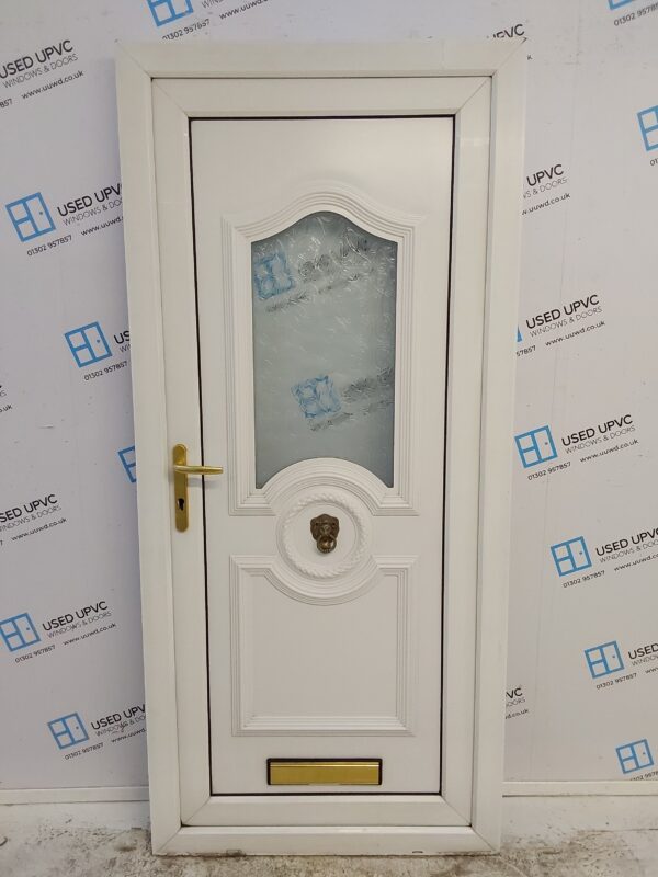 Used White Upvc Front Door 915mm x 2005mm C7D035