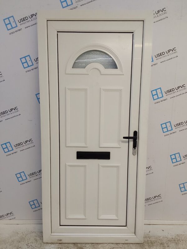 Used White Upvc Front Door 925mm x 2030mm C7D045