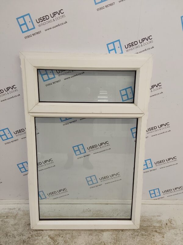 Used White Upvc Window 870mm x 1345mm C4A019