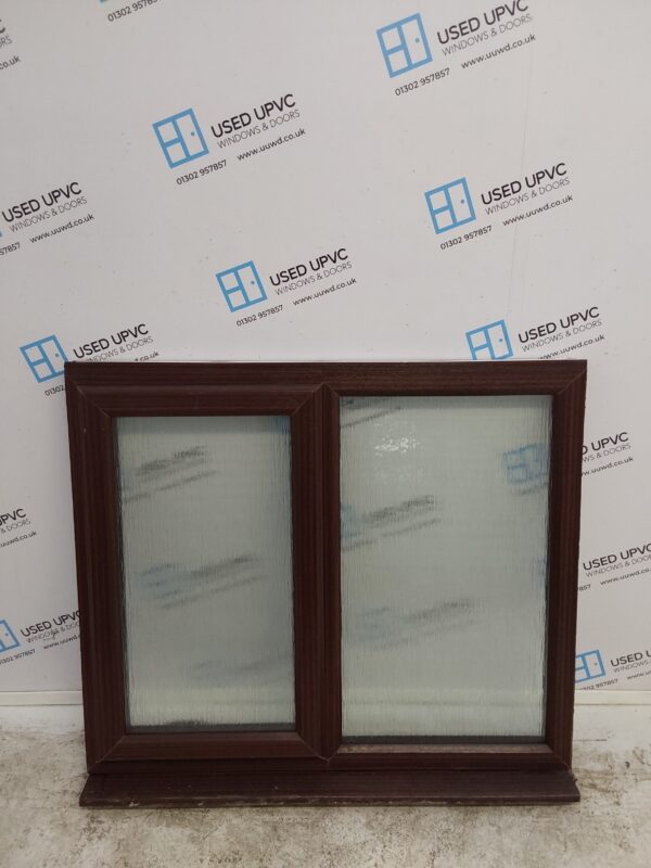 Used Woodgrain Upvc Window 1195mm x 1045mm (Reduce To 1025mm) C5053