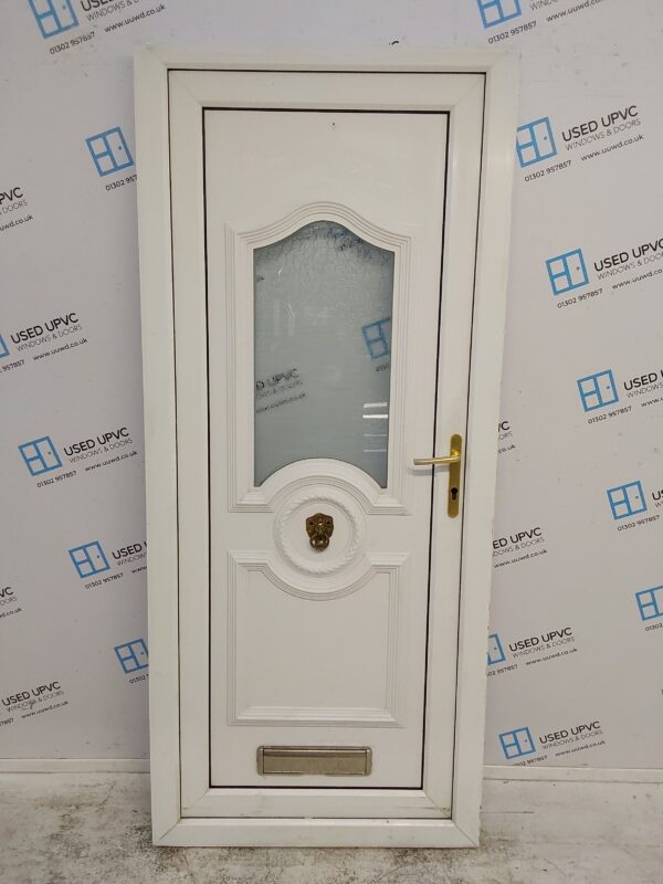 Used White Upvc Front Door 890mm x 2040mm C6D066