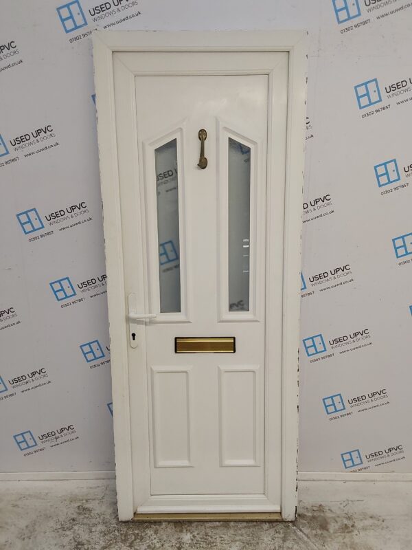 Used White Upvc Front Door 810mm x 2060mm C7D076