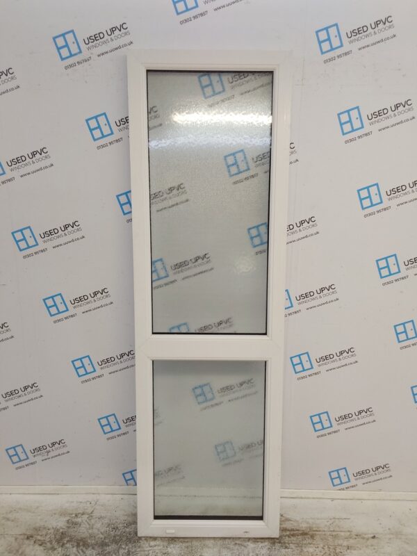 Used White Upvc Side Panel 650mm x 2095mm SP033