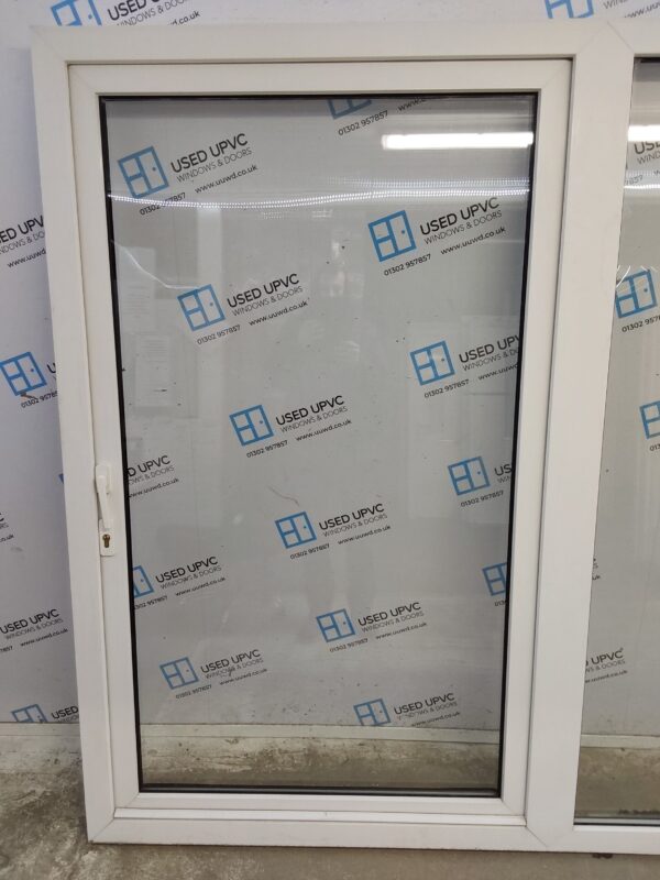 Used White Upvc Sliding Patio Doors 2345mm x 1925mm EA4 - Image 6