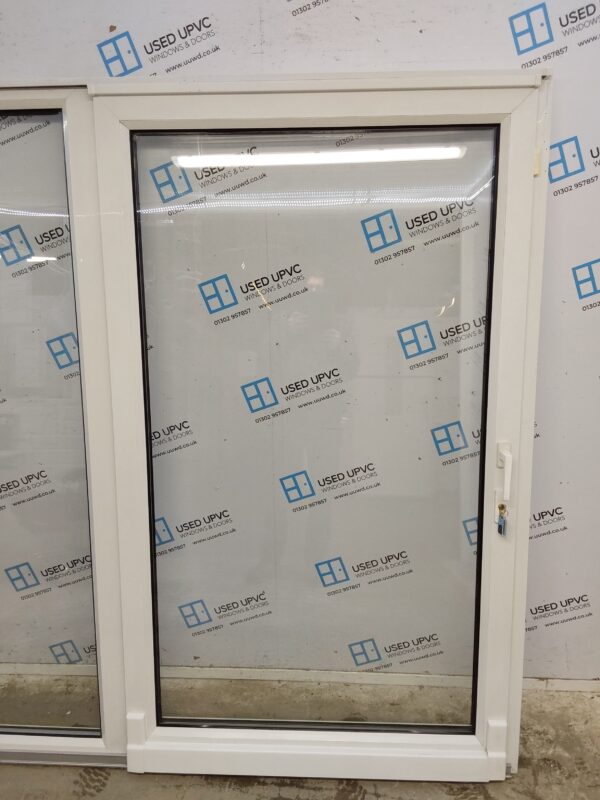 Used White Upvc Sliding Patio Doors 2345mm x 1925mm EA4 - Image 9