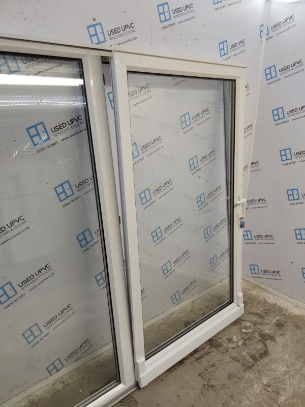 Used White Upvc Sliding Patio Doors 2345mm x 1925mm EA4 - Image 4