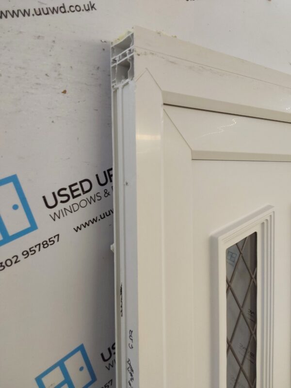 Used White Upvc Back Door 950mm x 2090mm (reduce to 920mm x 2060mm) C7D037 - Image 7