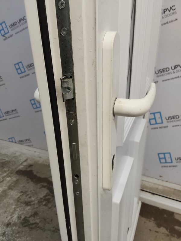 Used White Upvc Back Door 950mm x 2090mm (reduce to 920mm x 2060mm) C7D037 - Image 9