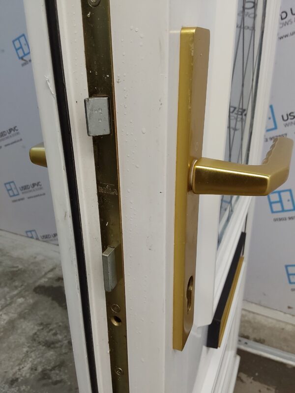 Used White Upvc Front Door 920mm x 2035mm 0706 - Image 8