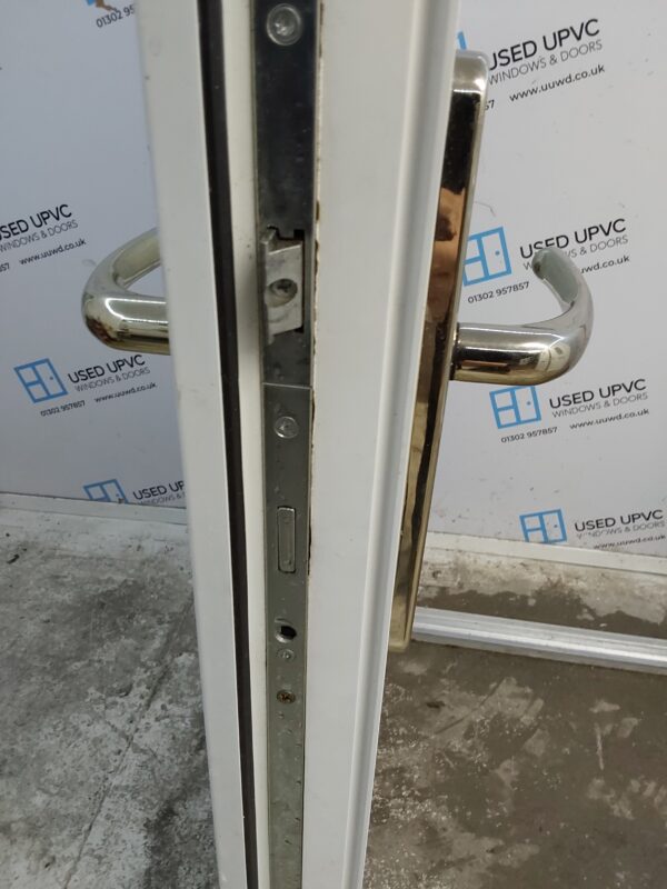 Used White Upvc Back Door 925mm x 2085mm 0770 - Image 5