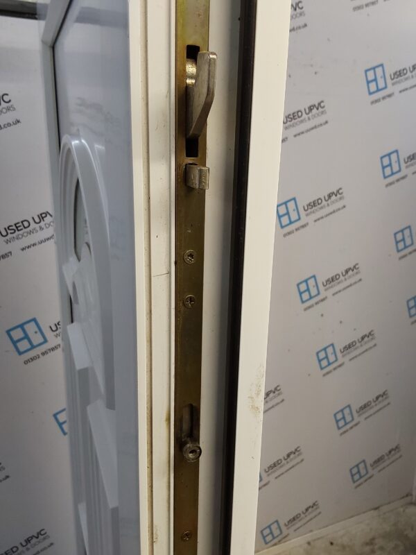 Used White Upvc Back Door 920mm x 2065mm C7D033 - Image 7