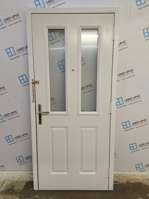 Used White Composite Door 960mm x 2075mm 0779 - Image 2