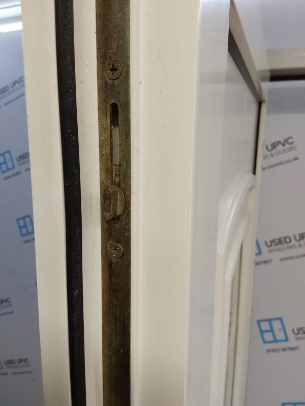 Used White Upvc Front Door 905mm x 2090mm (reduce to 890mm) 0691 - Image 4