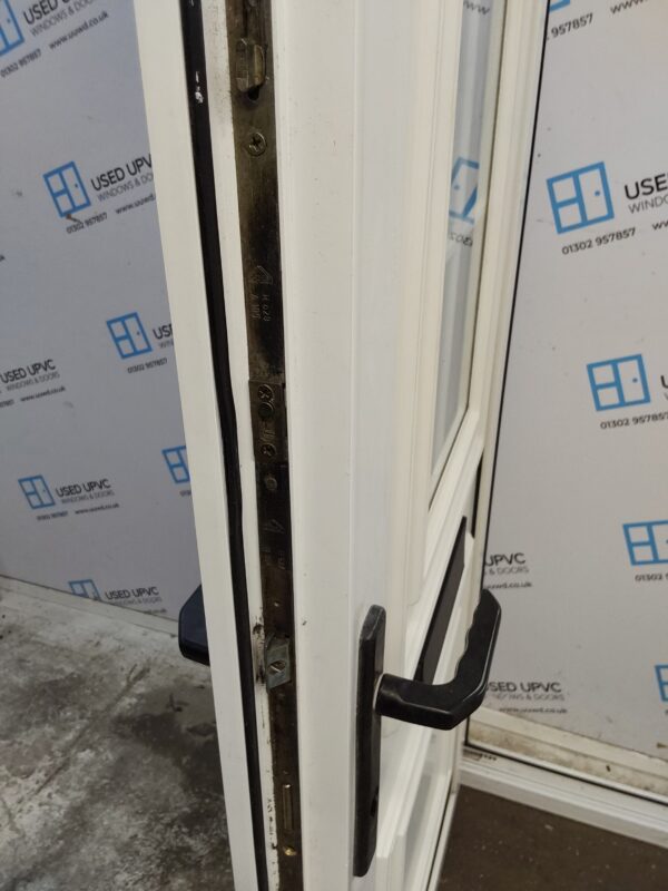 Used White Upvc Front Door 905mm x 2090mm (reduce to 890mm) 0691 - Image 5