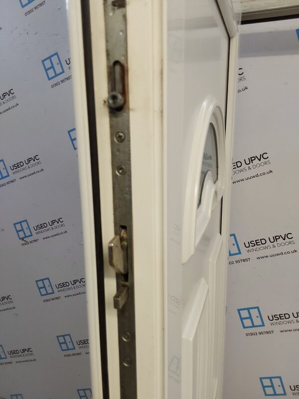 Used White Upvc Front Door 900mm x 2050mm 0685 - Image 4