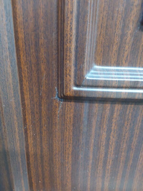 Used Woodgrain Upvc Back Door 875mm x 2095mm 0573 - Image 5