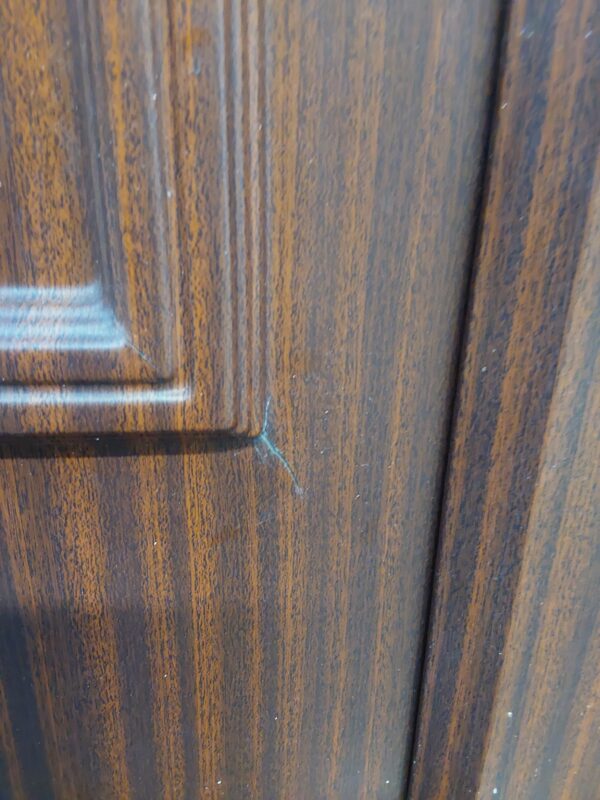 Used Woodgrain Upvc Back Door 875mm x 2095mm 0573 - Image 6