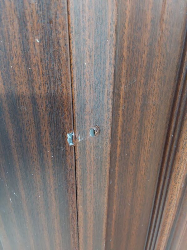 Used Woodgrain Upvc Back Door 875mm x 2095mm 0573 - Image 9