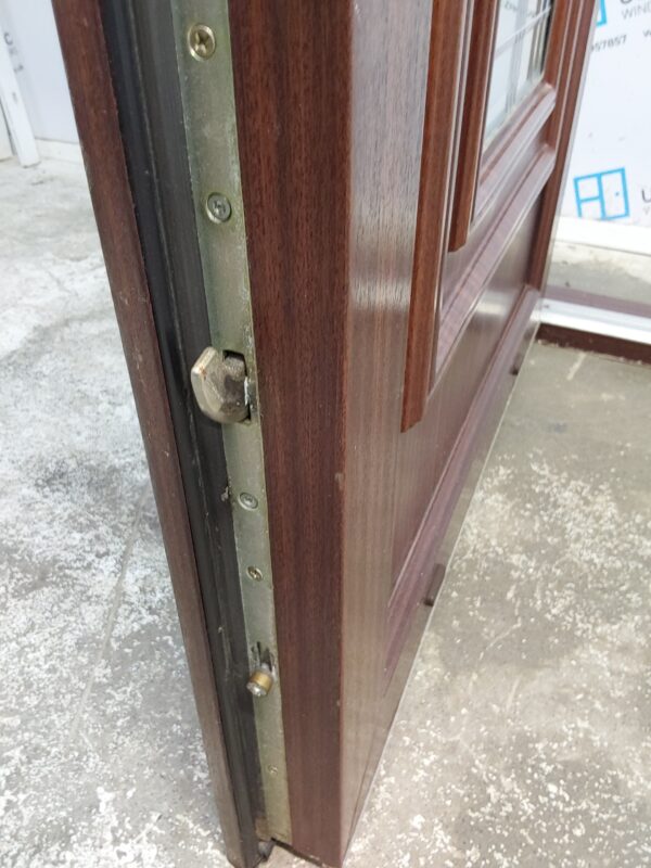 Used Woodgrain Upvc Back Door 875mm x 2095mm 0573 - Image 12