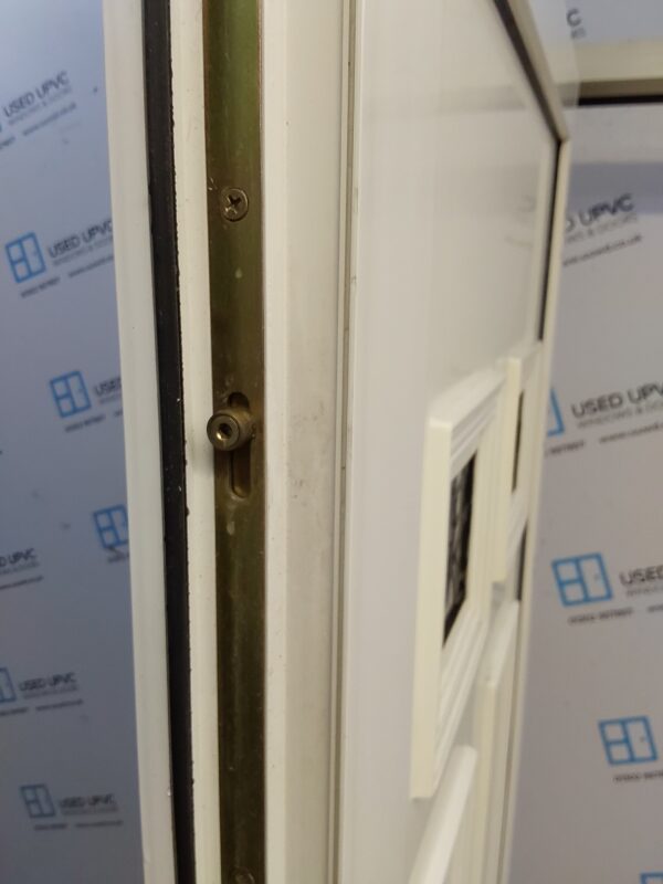 Used White Upvc Front Door 930mm x 2020mm 0494 - Image 5