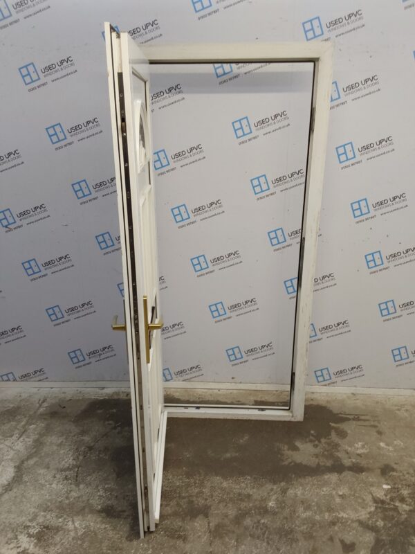 Used White Upvc Front Door 930mm x 2025mm 0462 - Image 3