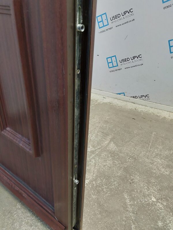 Used Woodgrain Upvc Front Door 920mm x 2080mm (Reduce To 905mm) 0669 - Image 6