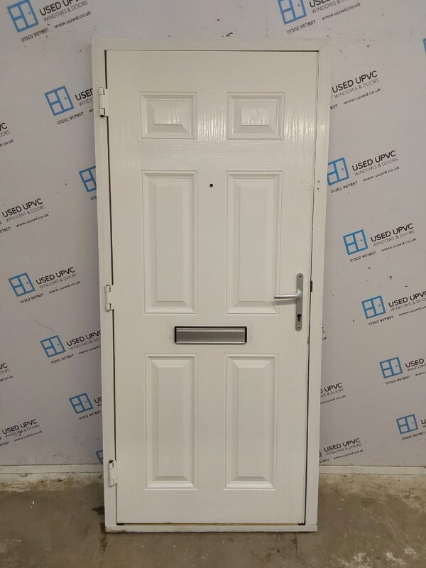 Used White Composite Front Door 925mm x 2040mm 0516 - Image 2