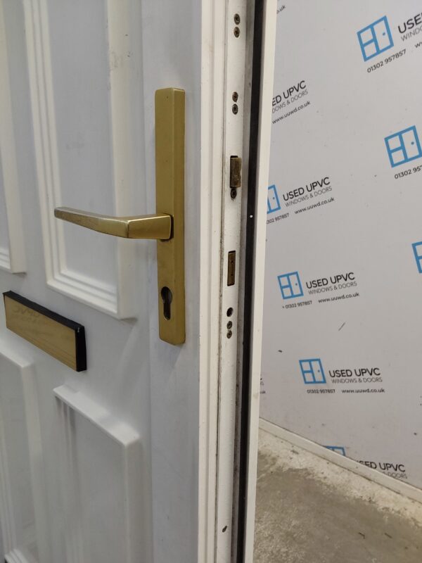 Used White Upvc Front Door 900mm x 2035mm 0430 - Image 5