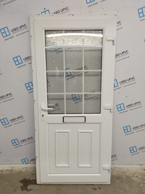 Used White Upvc Front Door 925mm x 1990mm 0364 - Image 2