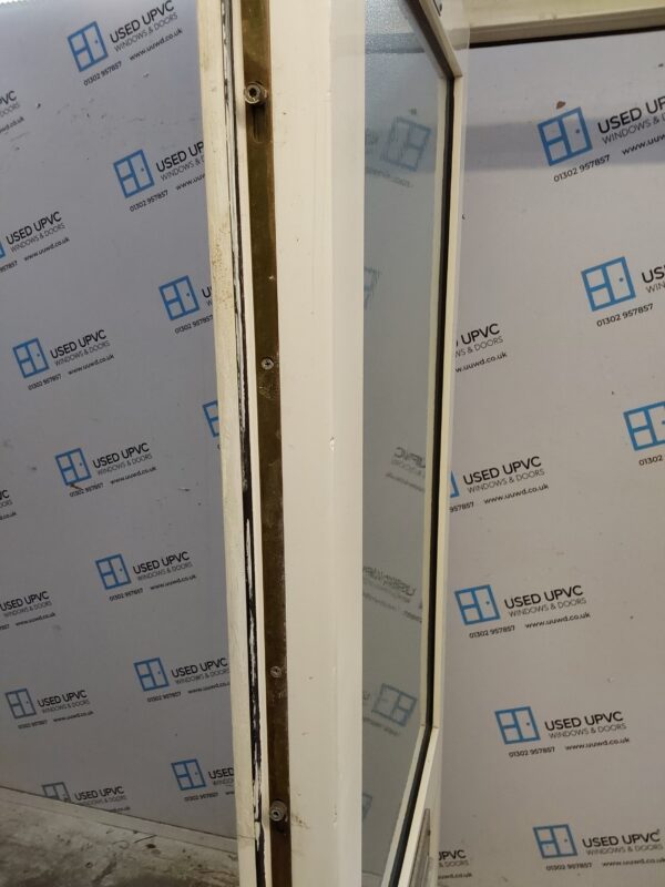 Used White Upvc Front Door 895mm x 2100mm 0333 - Image 4