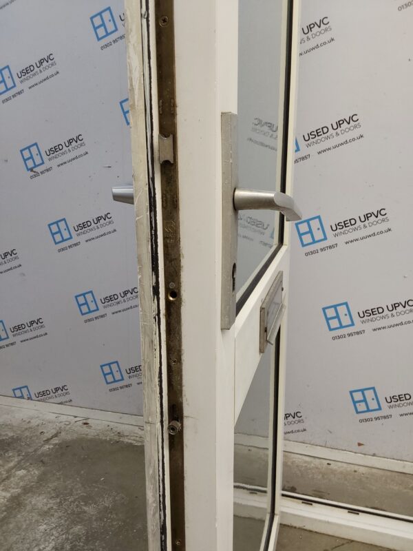 Used White Upvc Front Door 895mm x 2100mm 0333 - Image 5