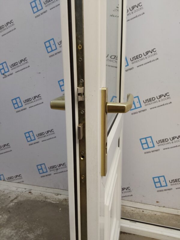 Used White Upvc Back Door 865mm x 2070mm 0045 - Image 5