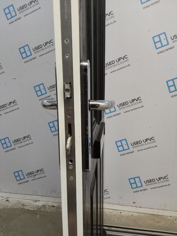 Used Black Composite Front Door 950mm x 2055mm 0027 - Image 5