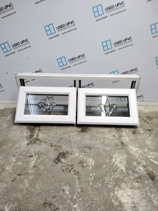 Used White Upvc Window 1200mm x 415mm W0291 - Image 3