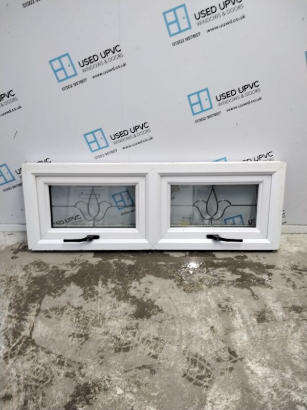 Used White Upvc Window 1200mm x 415mm W0291 - Image 2