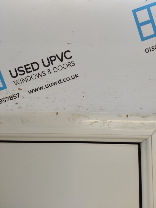 Used White Upvc Front Door And Side Panel 1500mm x 2055mm (Reduce To 1455mm) DS016 - Image 9