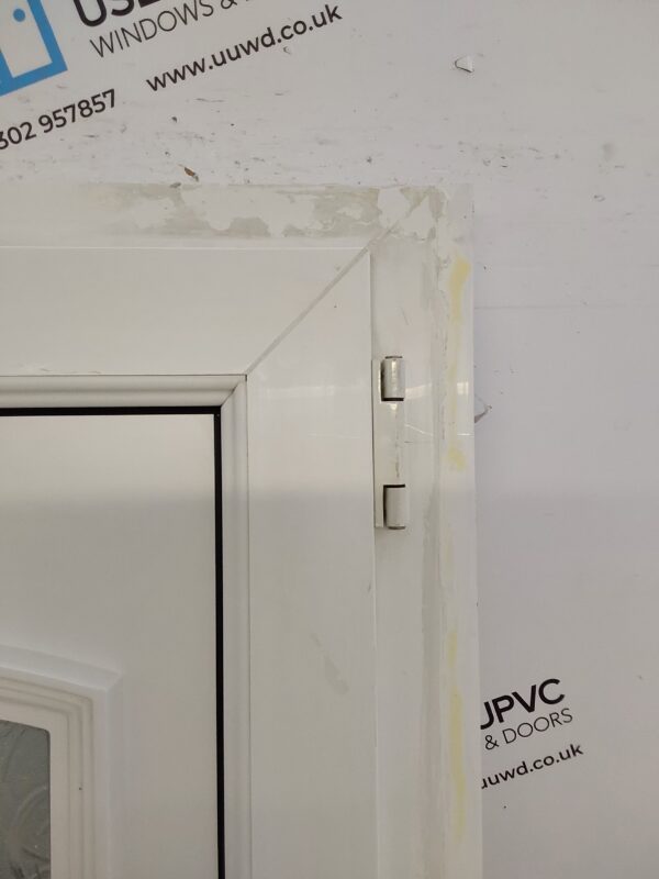 Used White Upvc Front Door And Side Panel 1500mm x 2055mm (Reduce To 1455mm) DS016 - Image 11