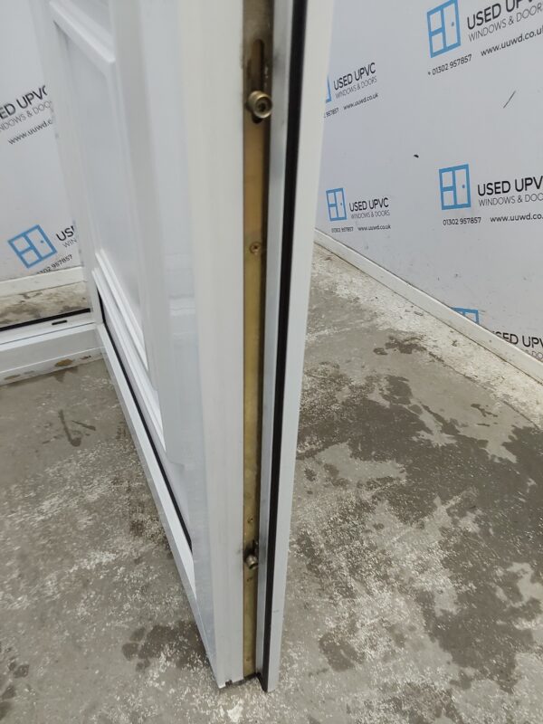 Used White Upvc Front Door And Side Panel 1500mm x 2055mm (Reduce To 1455mm) DS016 - Image 6