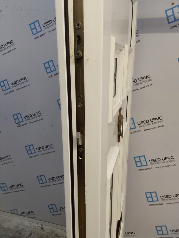 Used White Upvc Front Door 865mm x 2050mm 0183 - Image 4