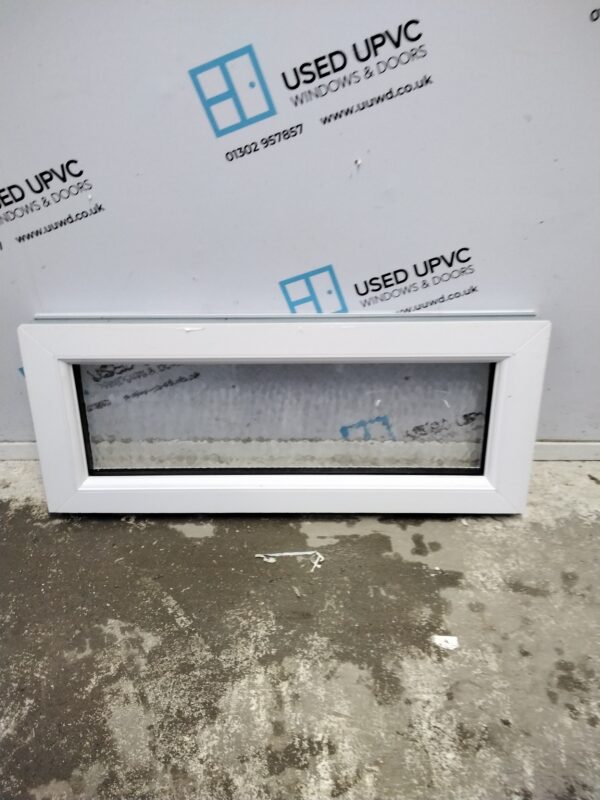 Used White Upvc Window 840mm x 345mm W0442 - Image 2