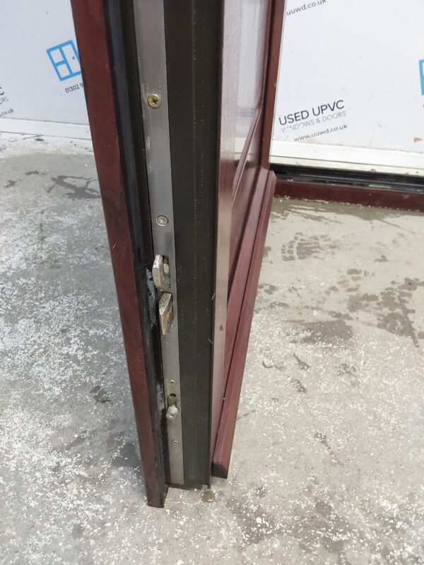 Used Rosewood Upvc Front Door 885mm x 2070mm 0823 - Image 6